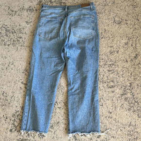 Madewell The Perfect Vintage Straight Jeans Light Wash Size 32 - Picture 10 of 10